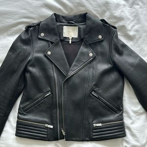 MAJE Never Worn Leather Jacket (Size S)